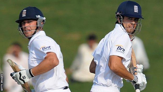 Jonathan Trott and Alastair Cook