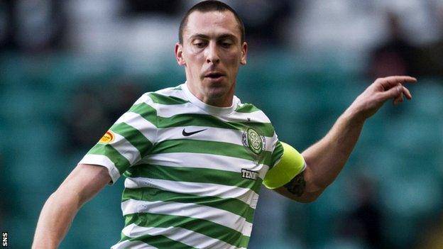 Celtic midfielder Scott Brown