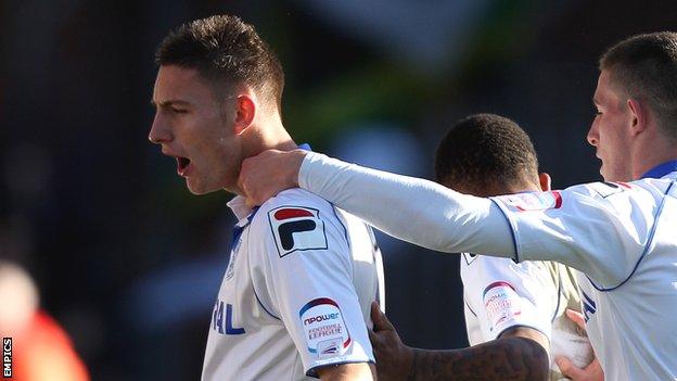 Tranmere Rovers striker Jake Cassidy