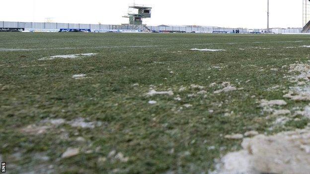 Frozen pitch