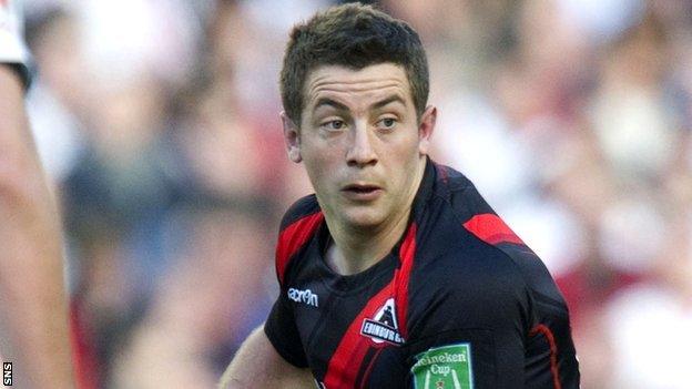 Edinburgh stand-off Greig Laidlaw