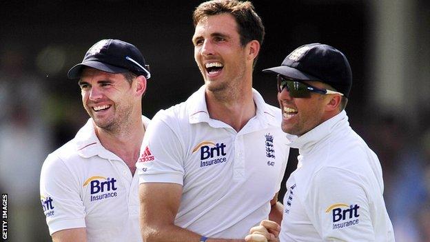 England celebrate