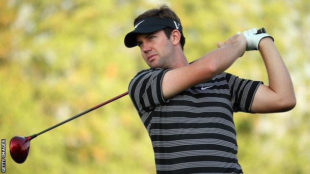 Scotland golfer Scott Jamieson, who won the Nelson Mandela Championship