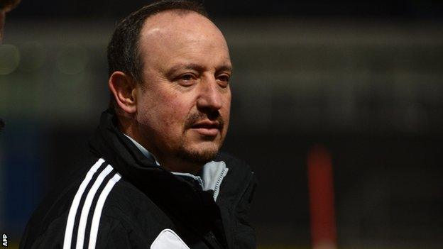 Chelsea interim manager Rafael Benitez