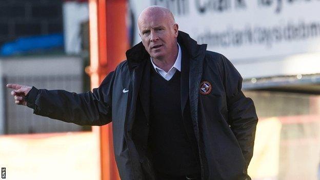 Dundee Utd manager Peter Houston