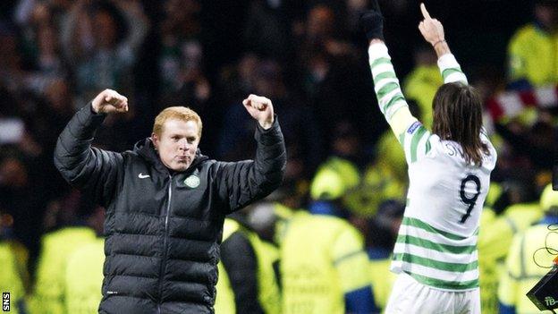 Neil Lennon and Giorgios Samaras