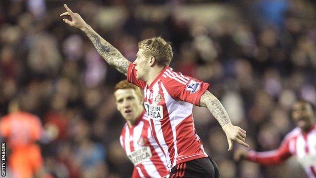 James McClean celebrates scoring