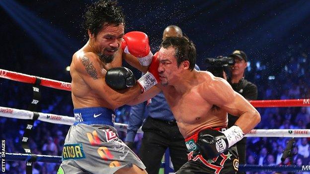 Manny Pacquiao and Juan Manuel Marquez