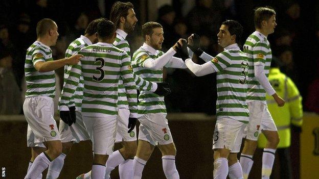 Celtic were 1-0 winners at Arbroath