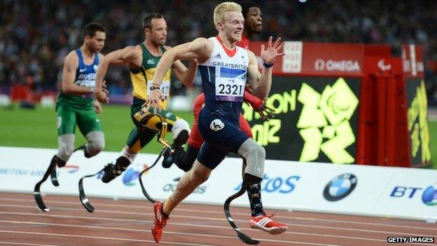 Men's 100m race at 2012 Paralympics