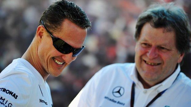 Michael Schumacher & Norbert Haug