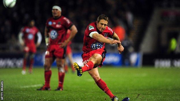 Toulon fly-half Jonny Wilkinson