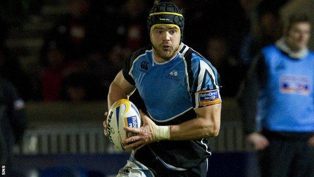 Glasgow Warriors lock Tom Ryder