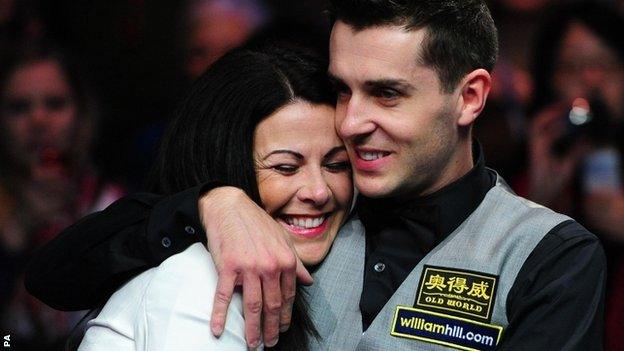 Mark Selby and wife Vikki