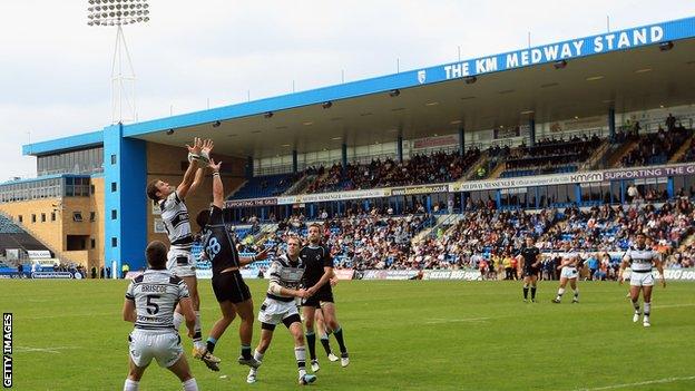 Gillingham's Priestfield Stadium