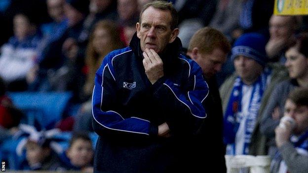 Kilmarnock manager Kenny Shiels