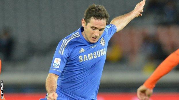 Chelsea midfielder Frank Lampard