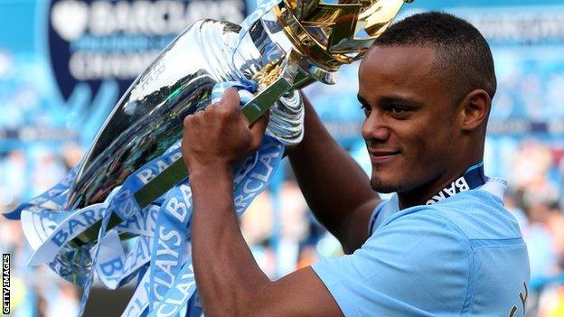 Manchester City captain Vincent Kompany