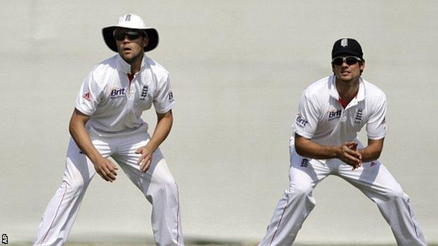 Jonathan Trott and Alastair Cook