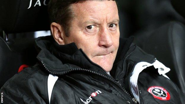 Sheffield United manager Danny Wilson