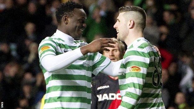 Victor Wanyama and Gary Hooper