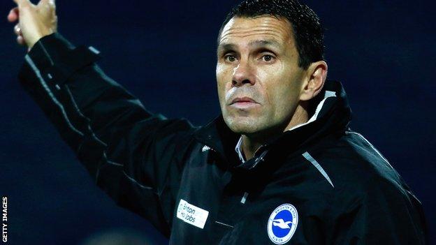 Brighton manager Gus Poyet