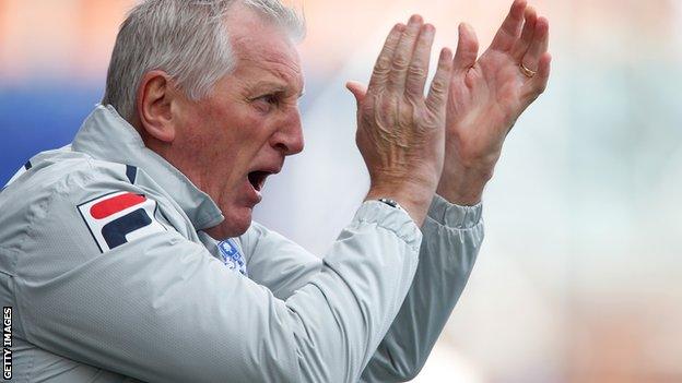 Tranmere Rovers manager Ronnie Moore