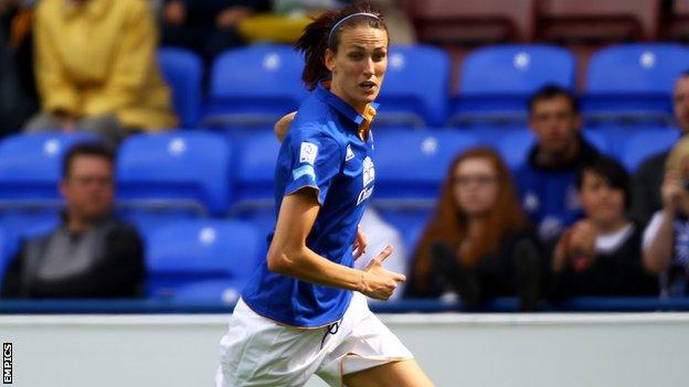 Everton Ladies and England midfielder Jill Scott