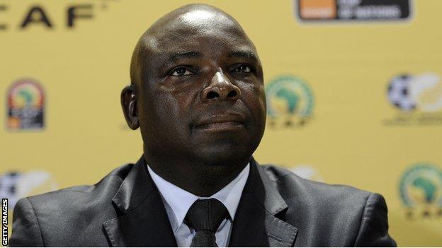 South African Football Association president Kirsten Nematandani