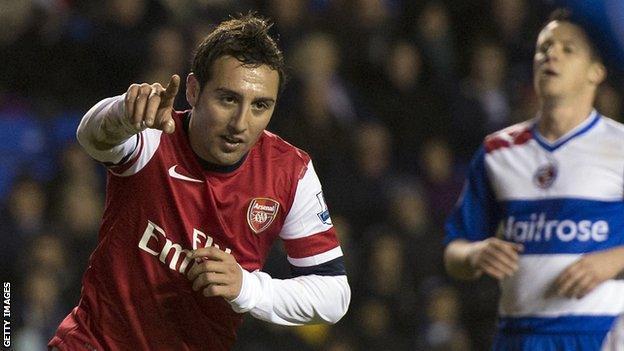 Arsenal's Santi Cazorla