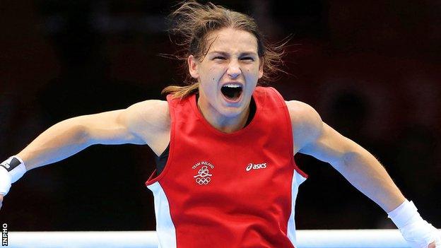 Katie Taylor won Ireland's only gold medal at the London Olympics