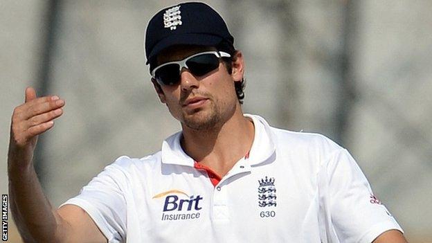 England captain Alastair Cook