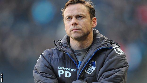 Oldham Athletic manager Paul Dickov