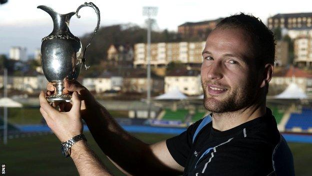 Glasgow warriors flanker James Eddie