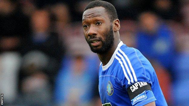 Macclesfield Town captain Nat Brown