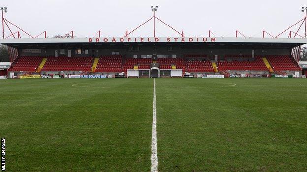 Crawley Town's Broadfield Stadium