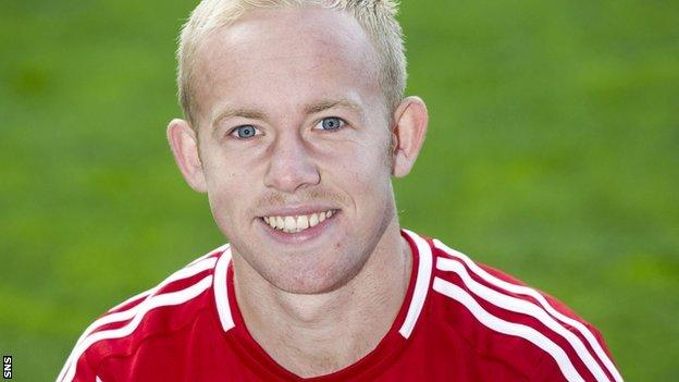 Aberdeen midfielder Nicky Low