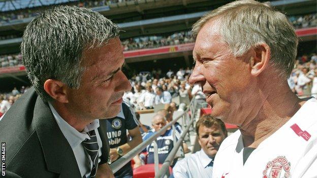 Jose Mourinho and Sir Alex Ferguson