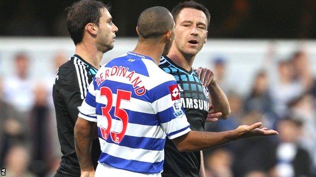 Anton Ferdinand and John Terry