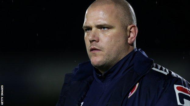 Morecambe manager Jim Bentley