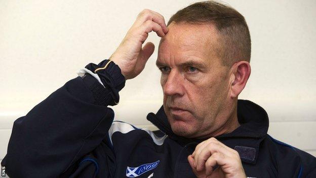 Kilmarnock manager Kenny Shiels