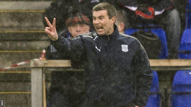 Dundee manager Barry Smith