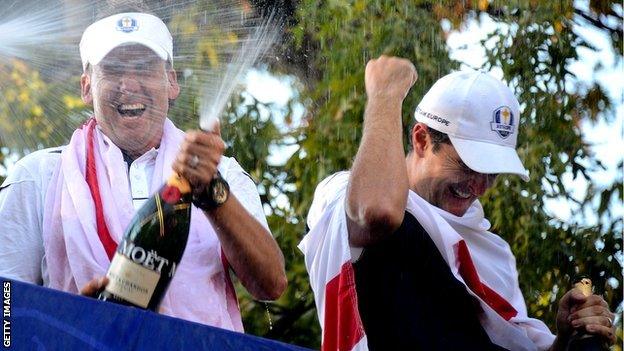 Ryder Cup celebrations