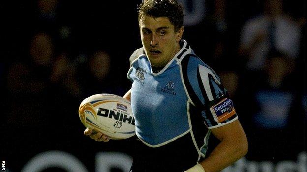 Peter Murchie in action for Glasgow