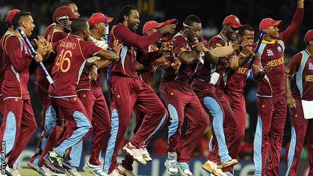 West Indies celebrate