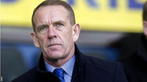 Kilmarnock manager Kenny Shiels