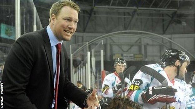 Belfast Giants coach Doug Christiansen