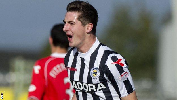 St Mirren midfielder Kenny McLean