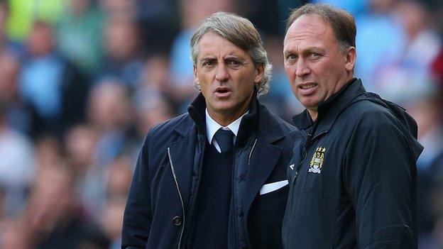 Roberto Mancini and David Platt