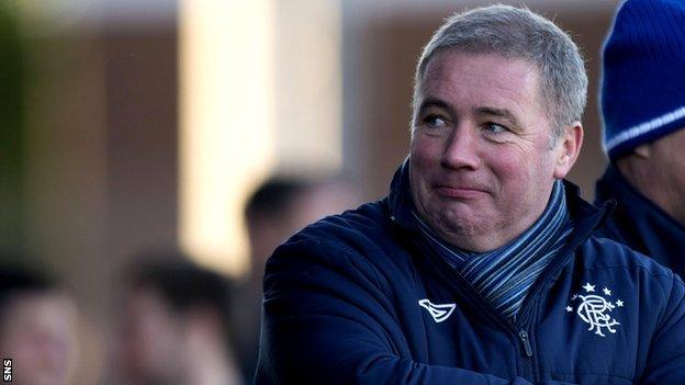 Rangers manager Ally McCoist